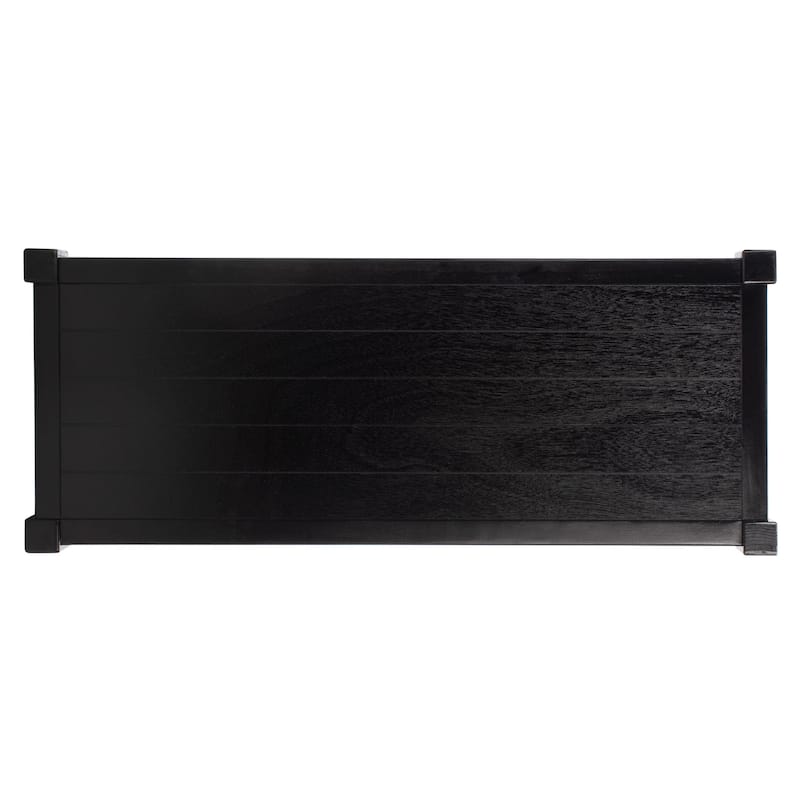 SAFAVIEH Olevia 3-Shelf Console Table - 33.8" W x 13.8" L x 29.5" H - 34Wx14Dx30H