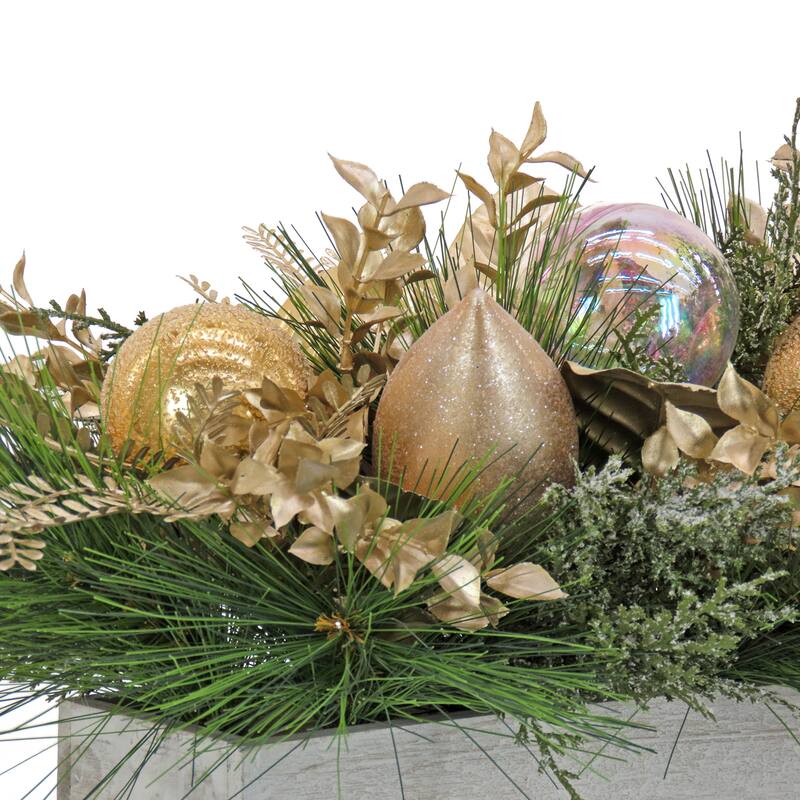 HGTV Home Collection Champagne Wishes Arrangement, Gold, 11in