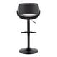 preview thumbnail 68 of 144, Silver Orchid Svellingen Adjustable Bar Stool with Rounded T Footrest - Set of 2