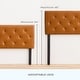 preview thumbnail 13 of 31, Brookside Avery Adjustable Faux Leather Headboard