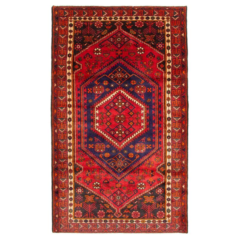 ECARPETGALLERY Hand-knotted Anadol Navy Wool Rug - 4'9 x 8'2