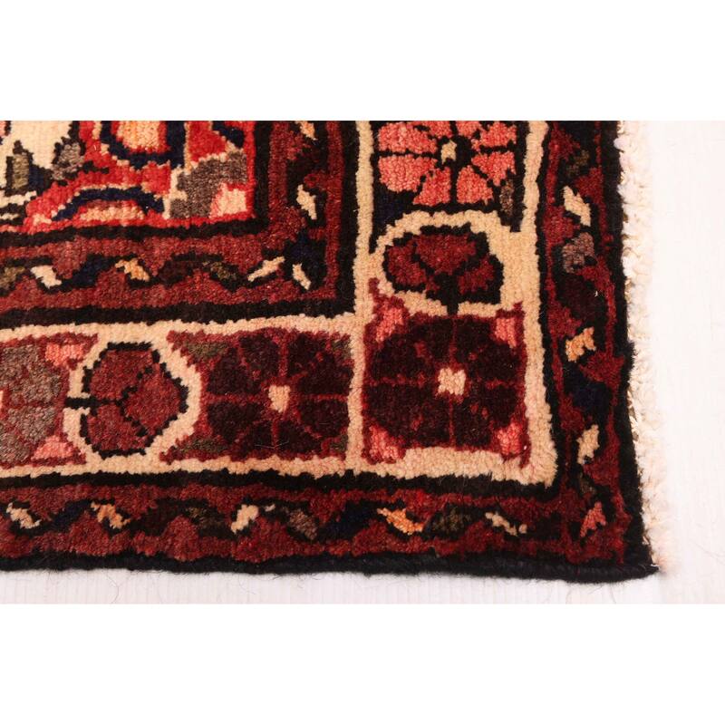 ECARPETGALLERY Hand-knotted Andelz Red Wool Rug - 3'4 x 10'2