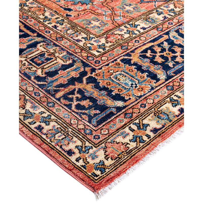 Serapi One-of-a-Kind Hand-Knotted Area Rug - Pink - 9' 2" x 12' 0"