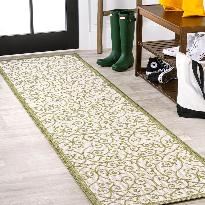 JONATHAN Y Ourika Textured Weave Indoor/Outdoor Area Rug