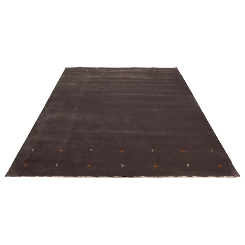 Kashkuli Gabbeh Grey Rug 10'1" x 12'8" - 10'1 x 12'8