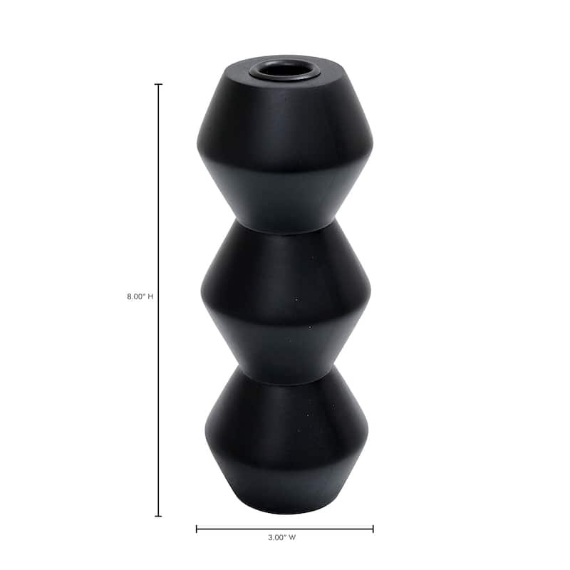 Aurelle Home Modern Wooden Candle Holder