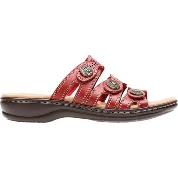 Leisa Grace Strappy Slide Red 