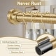 preview thumbnail 30 of 32, Tension Shower Curtain Rod, Adjustable Spring Tension Curtain Rod No Drilling, Non-Slip, Never Rust, Stainless Steel