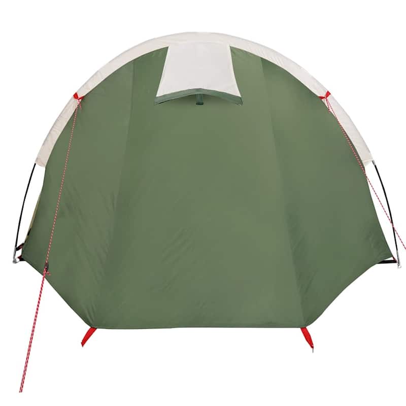 vidaXL Camping Tent Tunnel 4-Person Green Waterproof - 159.4" x 66.9" x 41.7"
