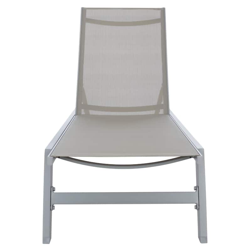 SAFAVIEH Outdoor Jaylah Chaise Lounge Chair - 74Wx23Dx14H