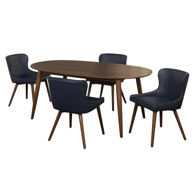 Simple Living Seguro 5-piece Dining Set - Blue