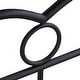 preview thumbnail 11 of 24, Carbon Loft Tiblier Textured Black Metal Bed with Brushed Charcoal Wood Posts