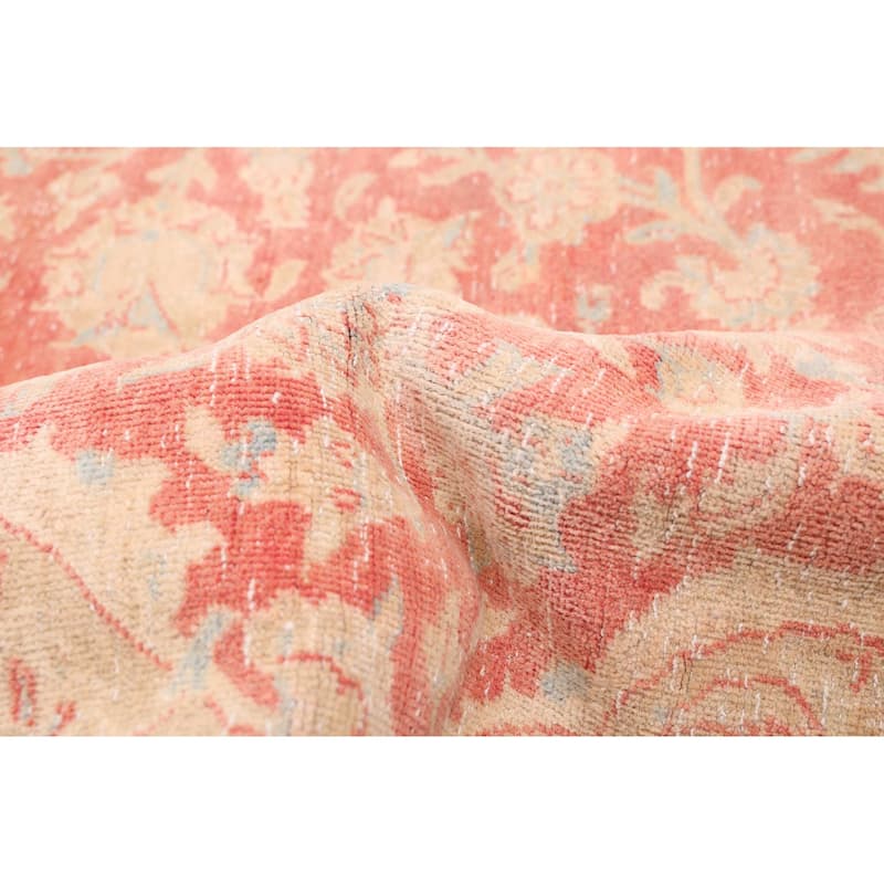 ECARPETGALLERY Hand-knotted Antalya Vintage Red Wool Rug - 8'10 x 12'6