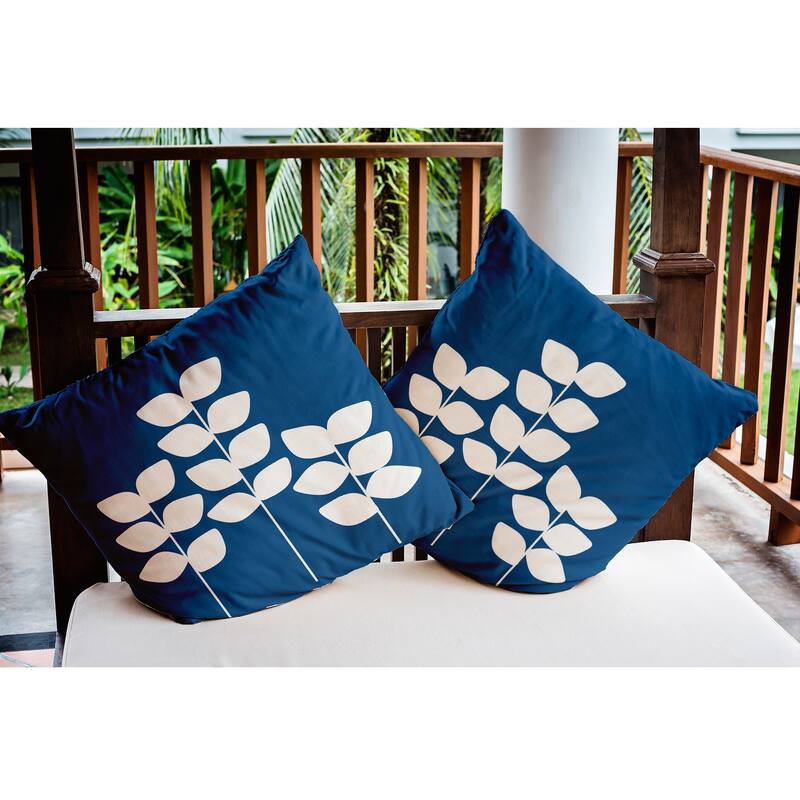 Simple Stems Indoor/Outdoor Throw Pillow