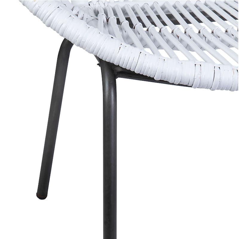 Natural Rattan Handwoven Papasan Accent Chair by East at Main