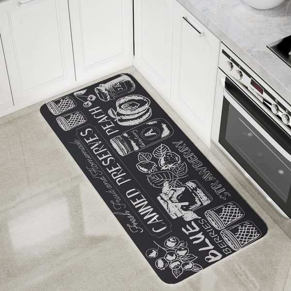 Ray Star PVC Foam Kitchen Mat (Canned Fruits) Bed Bath & Beyond