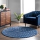 preview thumbnail 125 of 145, nuLOOM Moroccan Blythe Boho Trellis Area Rug 3' x 5' Oval - Dark Blue