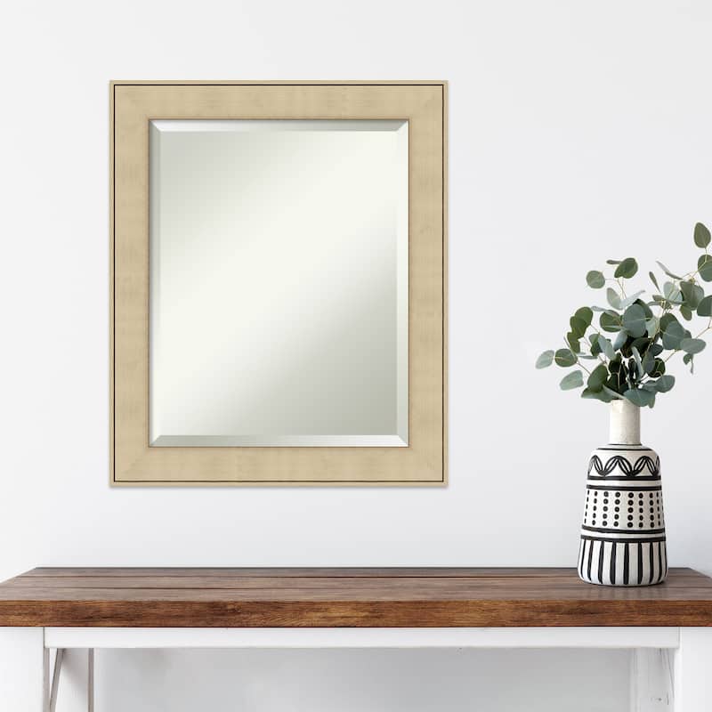 Beveled Wall Mirror - Classic Honey Silver Frame - Classic Honey Silver