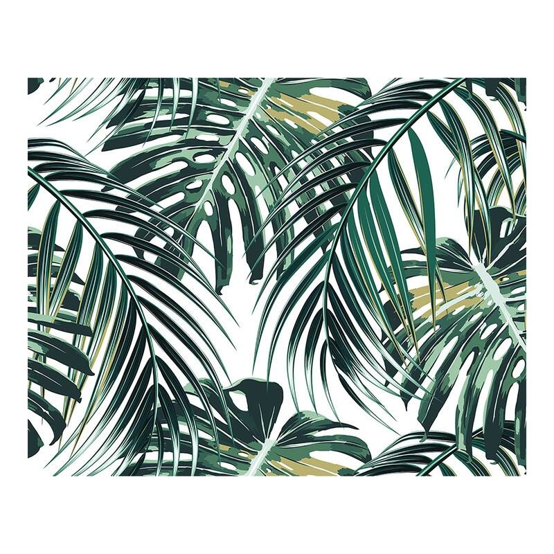 Tropical Leaves Wall Mural