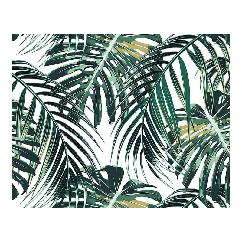 Tropical Leaves Wall Mural