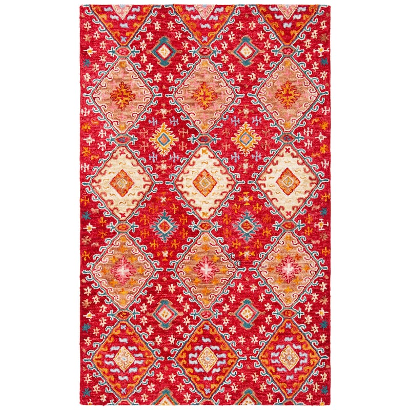 SAFAVIEH Handmade Aspen Gislina Moroccan Boho Wool Rug