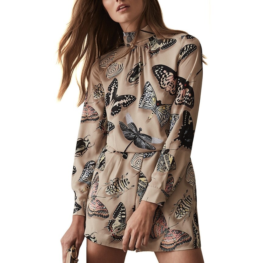 reiss butterfly dress