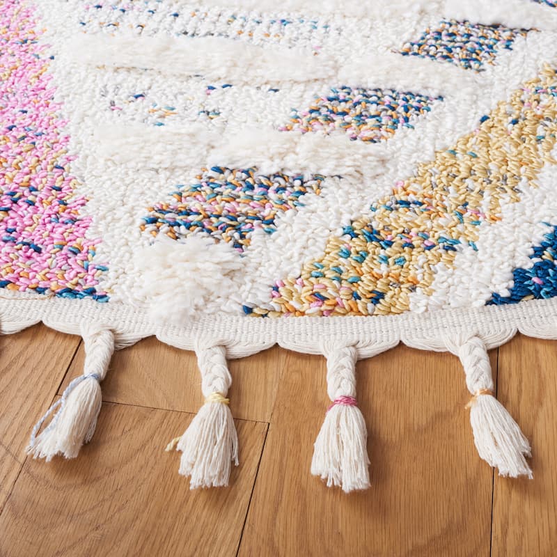 SAFAVIEH Moroccan Fringe Shag Thomasine Rug