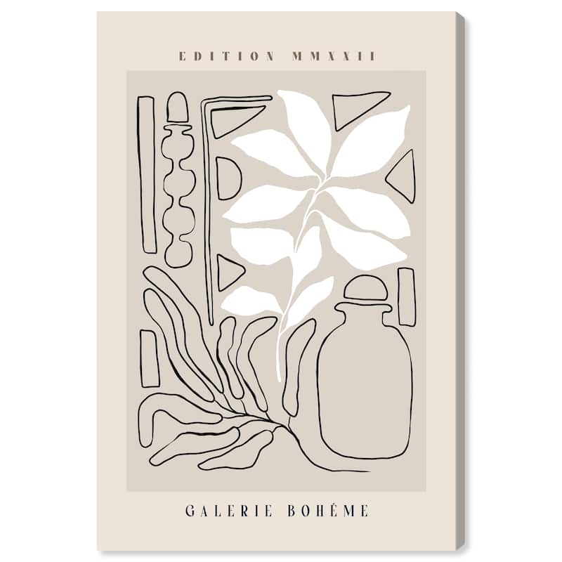 Wynwood Studio Canvas Floral and Botanical Botanical 2022 Edition Black and Modern & Contemporary Wall Art Canvas Print