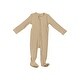 preview thumbnail 1 of 3, Breezy Bear Baby Footie Pajamas, 2-Way Zipper - Breezy Beige