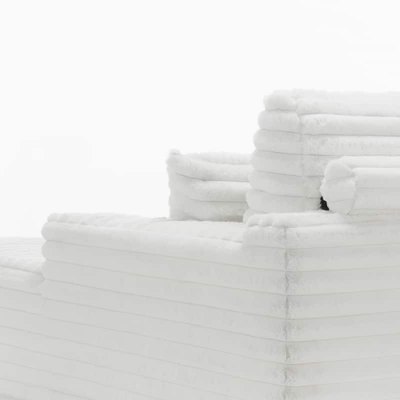 53" Wide Oversized Upholstered Chaise Lounge Indoor Sofa with Pillows