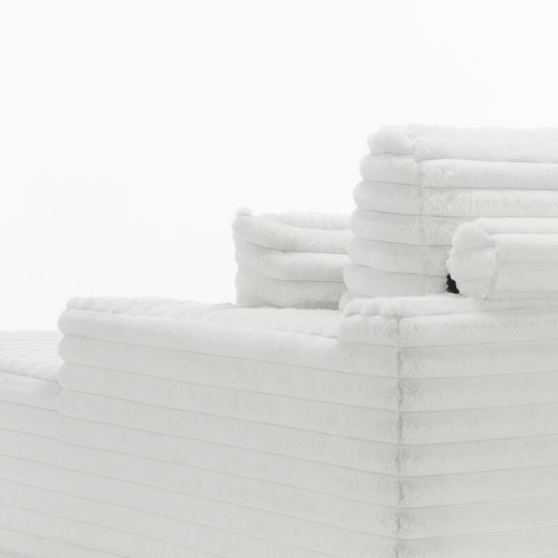 53" W Upholstered Sofa Chaise Lounge Indoor with Pillows