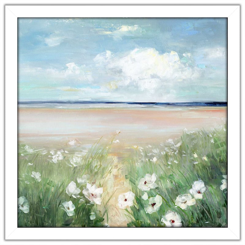 "Ocean Wildflowers" by Sally Swatland Print on Acrylic