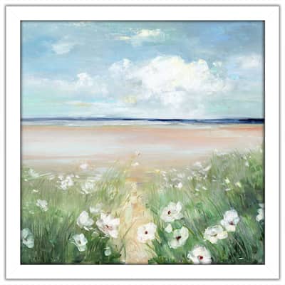 "Ocean Wildflowers" by Sally Swatland Print on Acrylic
