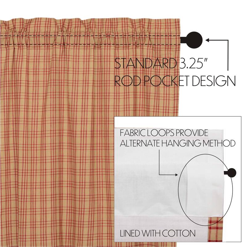 Sawyer Mill Plaid Valance