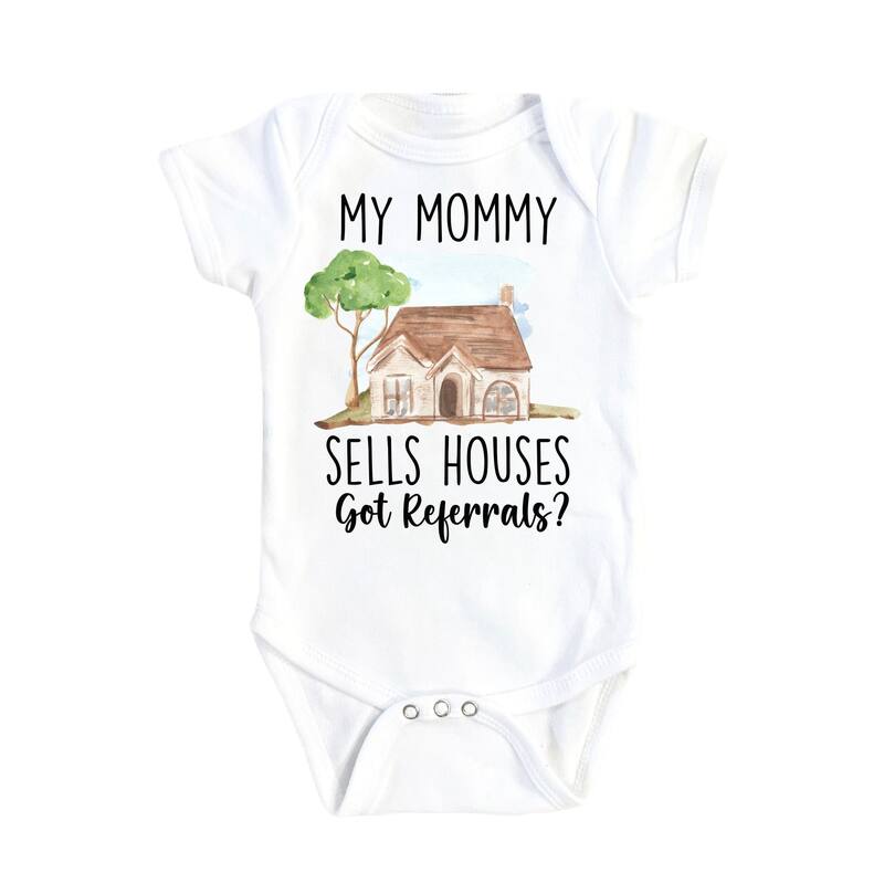 Real Estate - Baby Boy Girl Clothes Infant Bodysuit Funny Cute Newborn 1D - White - 6-9M