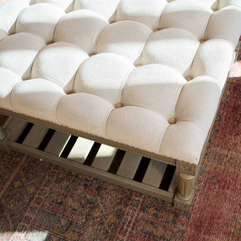 Maven Lane Mesa Square Upholstered Coffee Table