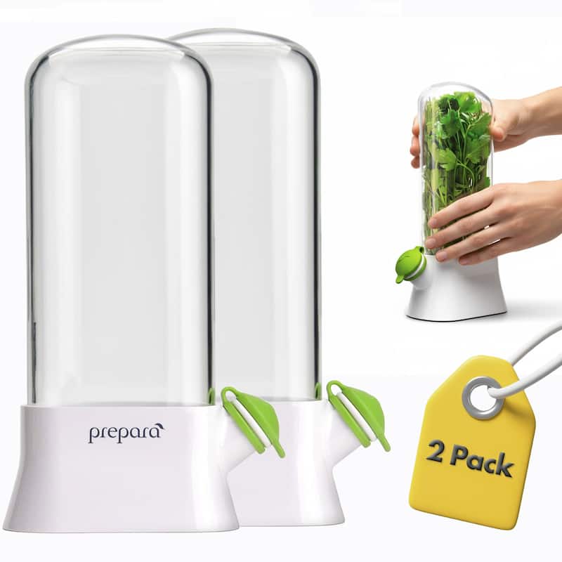 Prepara Set of 2 Herb Savor Fresh Herb Keeper - Eco