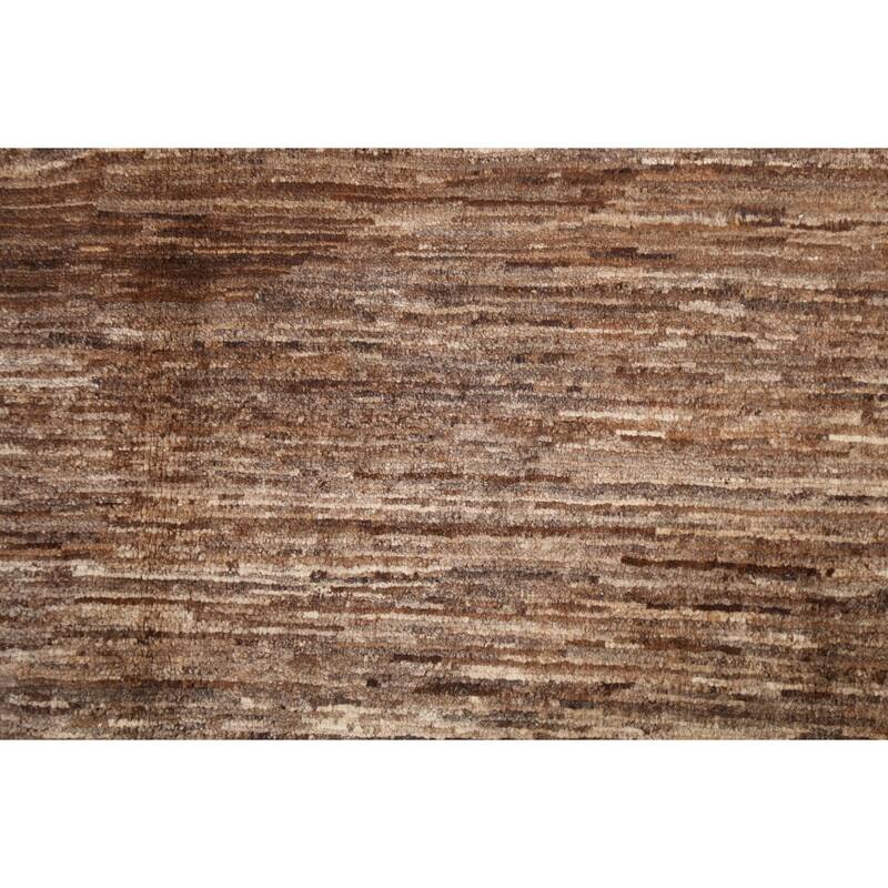 Brown Gabbeh Kashkoli Oriental Area Rug Wool Hand-knotted Foyer Carpet - 4'7" x 6'7"