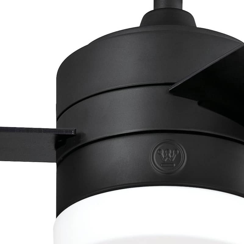 Westinghouse Lighting Alta Vista 52-Inch 3-Blade Indoor Ceiling Fan with Dimmable LED Light and Opal Frosted Glass