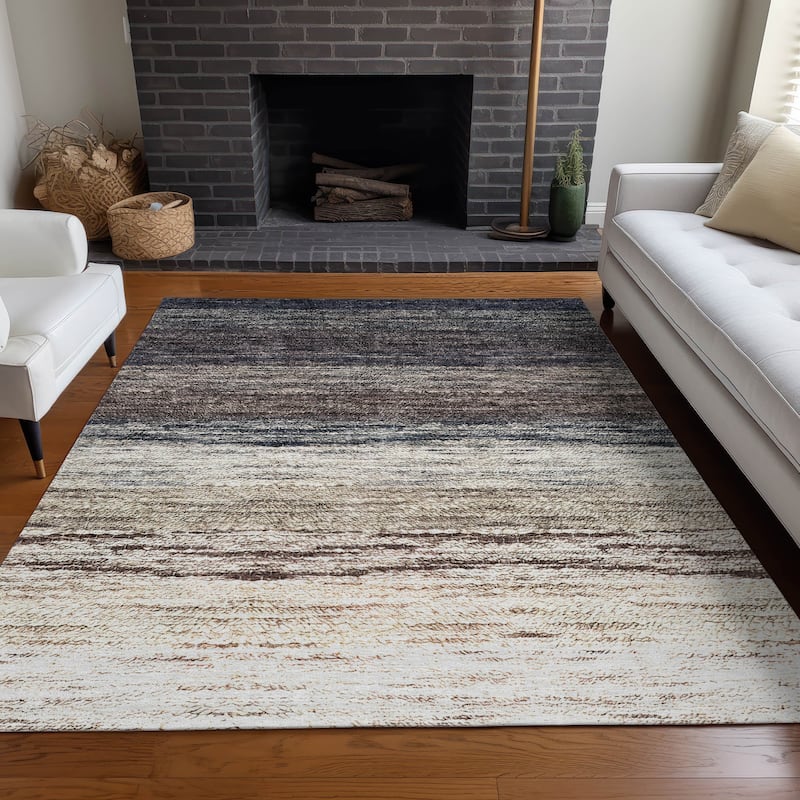 Premium Washable Super Soft Chunky Ombre Mayfield Rug - Beige - 3' x 5'
