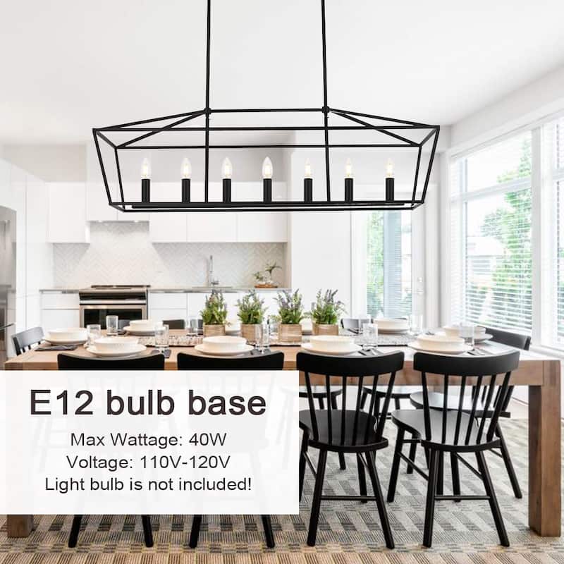 Modern Style Linear Island Pendant Light