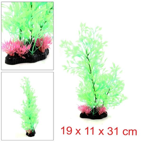 12 Plastic Decorative Plant Aquarium Terrarium Reptiles Tank Decor 19 X 11 X 31 Cm 7 48 X 4 33 X 12 20 L W H On Sale Overstock 24152632