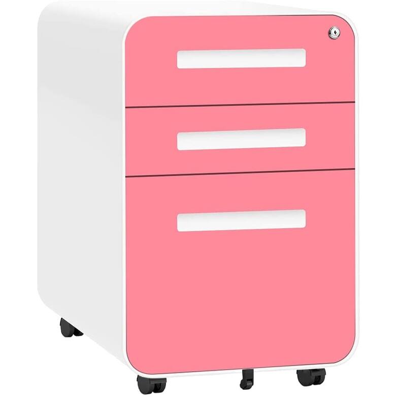 3 Drawer Mobile/Vertical File Cabinet for Home Office