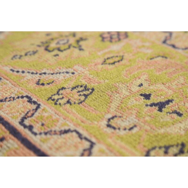 Antique Vegetable Dye Sultanabad Persian Wool Carpet - 8'9" x 11'7"