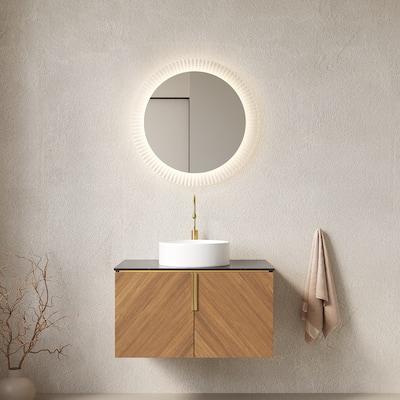 Wall-Mounted Bathroom Vanity with Sink