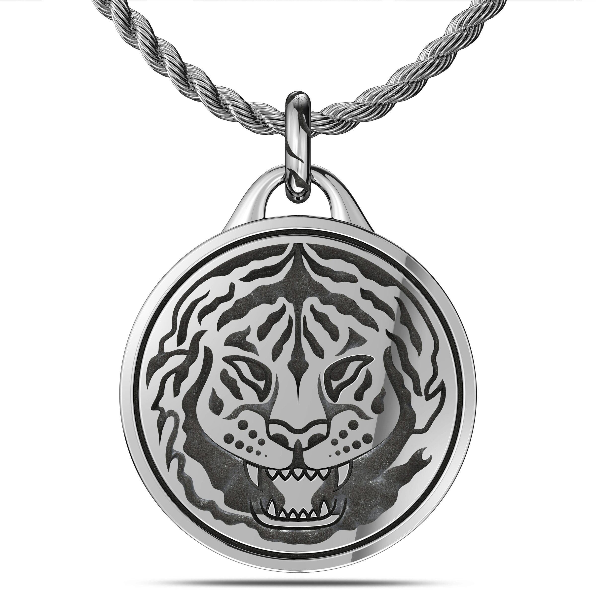 Shop Ufc Conor The Notorious Mcgregor Tiger Pendant Necklace In Sterling Silver On Sale Overstock 29927387
