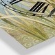 preview thumbnail 3 of 4, Designart 'Snowy Egret in Flight vII' Cottage 3 Panels Large Wall CLock - 36 in. wide x 28 in. high - 3 panels