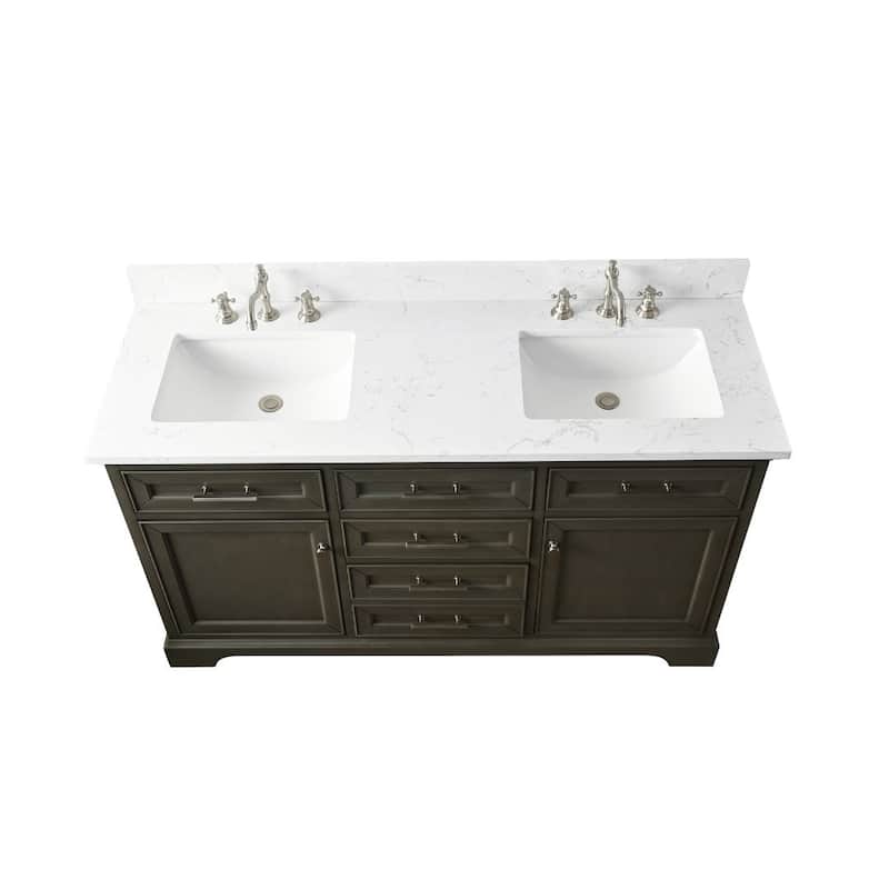 Sudio Design Thompson 60" Double Bathroom Vanity