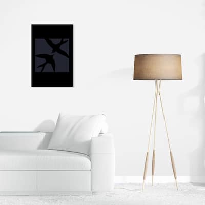 Wynwood Studio Canvas Advertising Maison Boheme Birds Black and Modern & Contemporary Wall Art Canvas Print