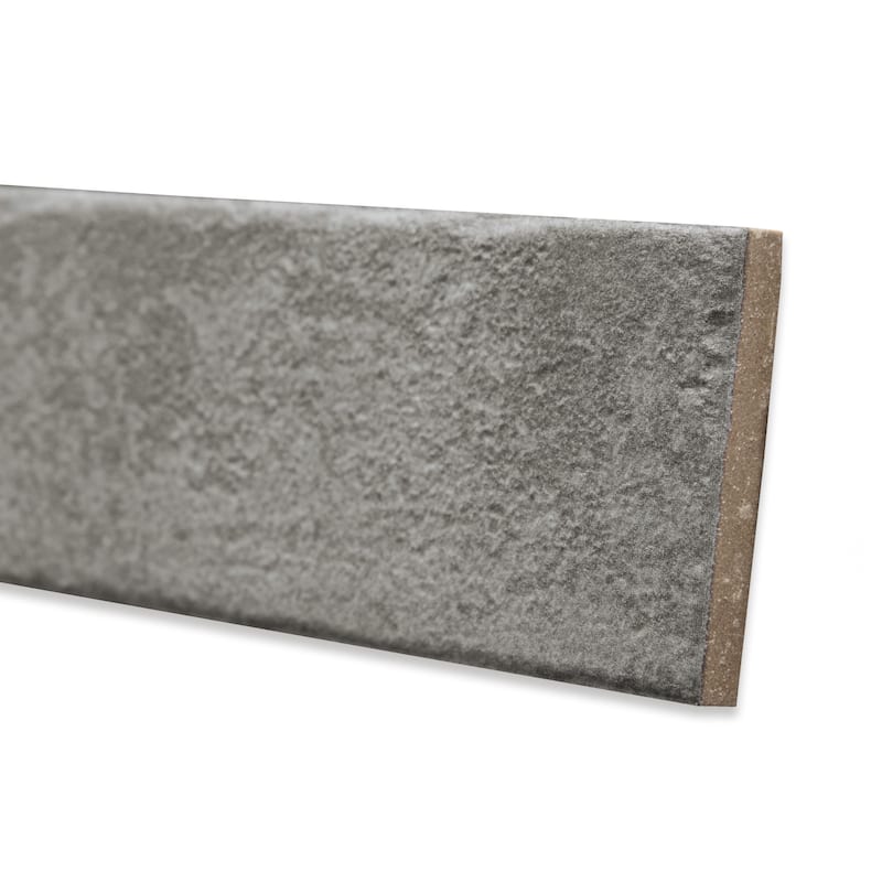 Merola Tile Tucson Dark Grey 1-7/8" x 17-3/4" Porcelain Floor and Wall Tile